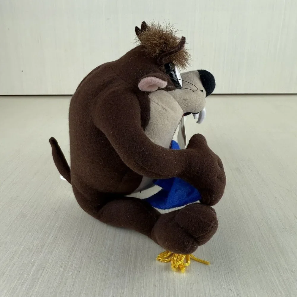 Vintage Tasmanian Devil Graduation Plush Toy Looney Tunes Applause New 6”